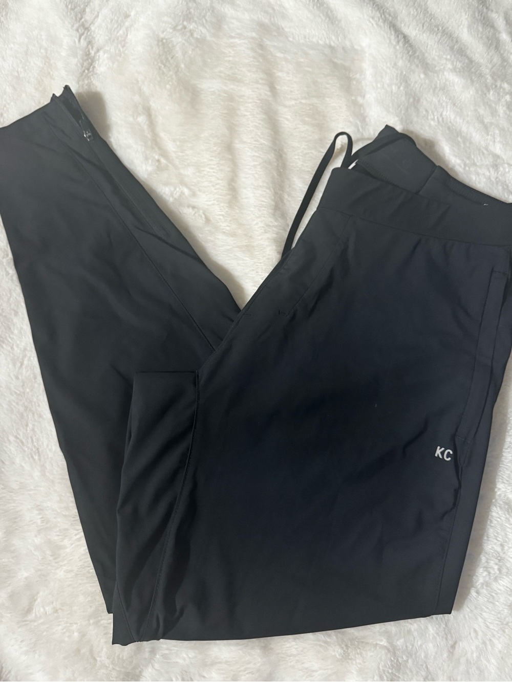Kenneth Cole Men's Black Athletic Jogger Sweatpants